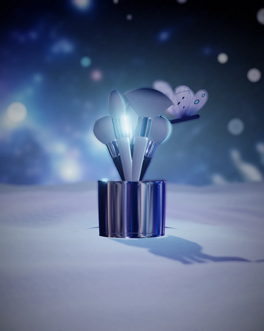 Queen's Court Brush Set